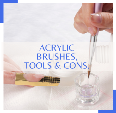 Acrylic Brushes, Tools & Consumables
