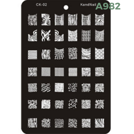 Nail Art Stamping Plates