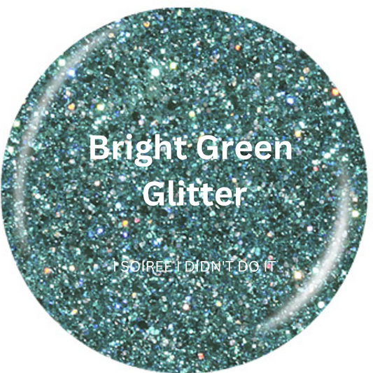 China Glaze Nail Varnish 14ml - Green Glitter