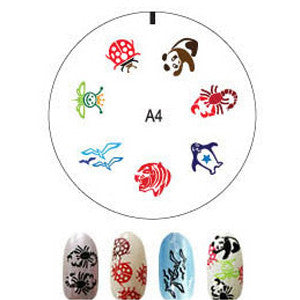 Nail Art Stamping with Enas Stampers