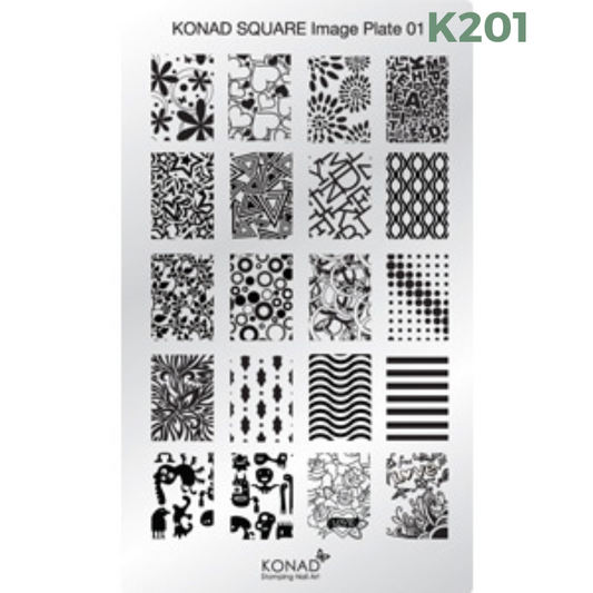 Nail Art Stamping Plates - Konad