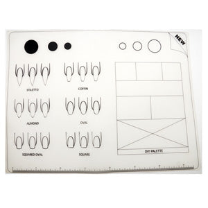 Leonelda Silicone Nail Art Stamping Transfer Mat