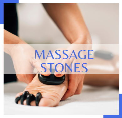 Massage Stones and Oils
