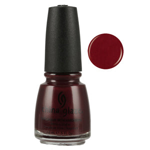 China Glaze Nail Varnish 14ml - Burgundy & Red Shimmer