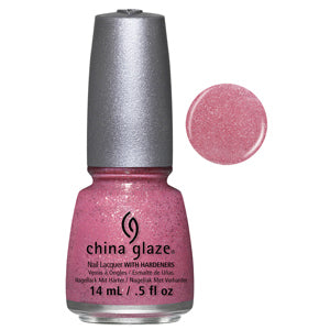 China Glaze Nail Varnish 14ml - Pink Glitter