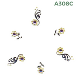 Nail Art Stickers - Gems, Jewelry, Lace