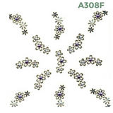Nail Art Stickers - Gems, Jewelry, Lace