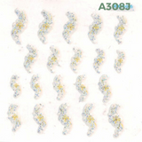 Nail Art Stickers - Gems, Jewelry, Lace
