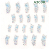 Nail Art Stickers - Gems, Jewelry, Lace