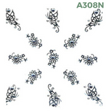 Nail Art Stickers - Gems, Jewelry, Lace
