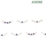 Nail Art Stickers - Gems, Jewelry, Lace
