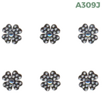 Nail Art Stickers - Gems, Jewelry, Lace