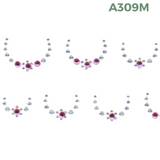 Nail Art Stickers - Gems, Jewelry, Lace