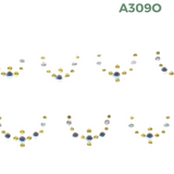 Nail Art Stickers - Gems, Jewelry, Lace