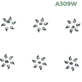 Nail Art Stickers - Gems, Jewelry, Lace
