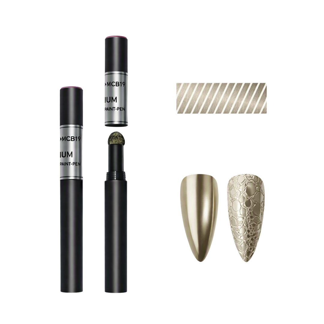 Gold Chrome Nai Art Pigment Pen 
