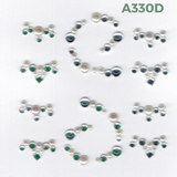 Nail Art Stickers - Gems, Jewelry, Lace