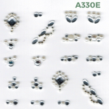 Nail Art Stickers - Gems, Jewelry, Lace