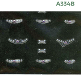 Nail Art Stickers - Gems, Jewelry, Lace