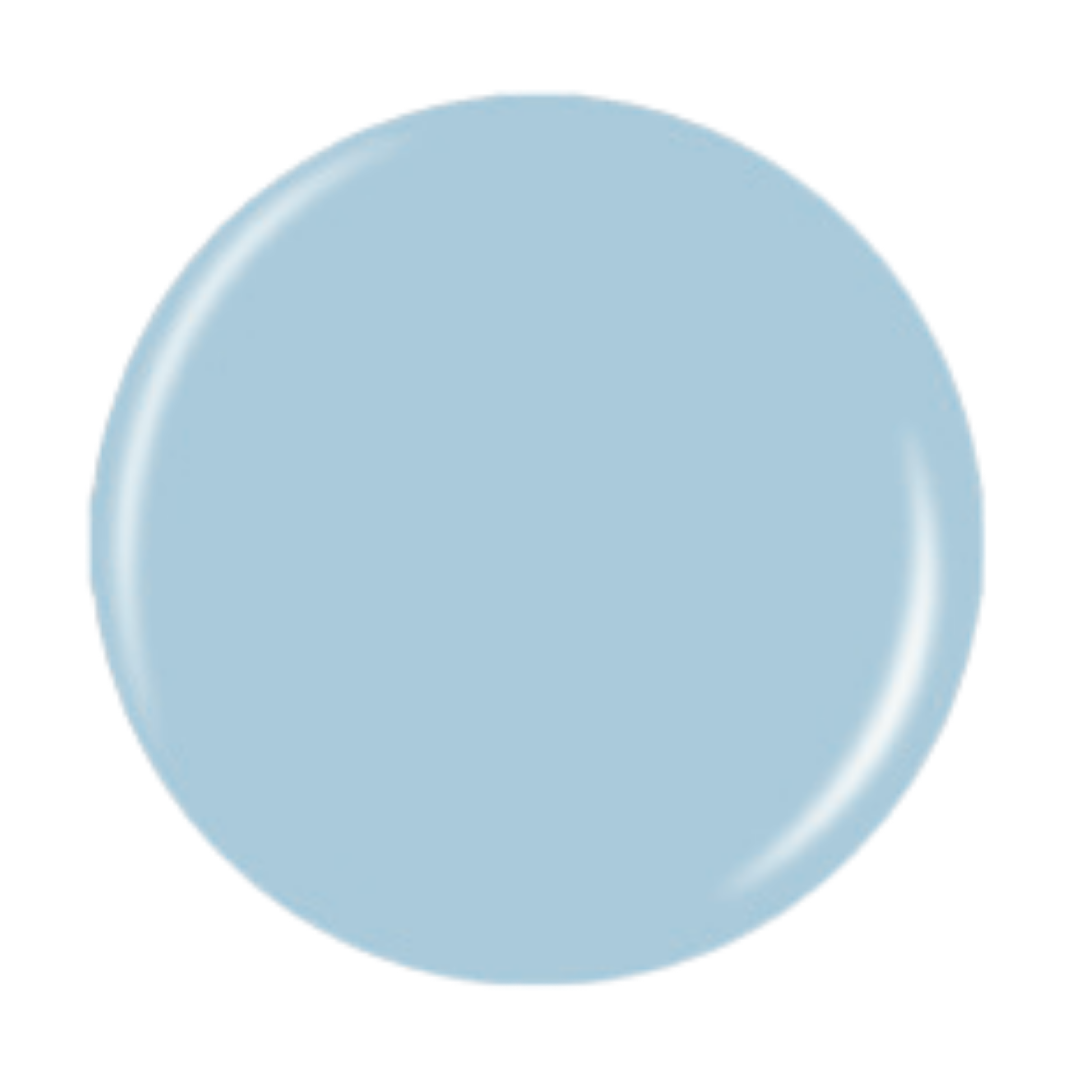 A light blue circular color swatch on a white background.