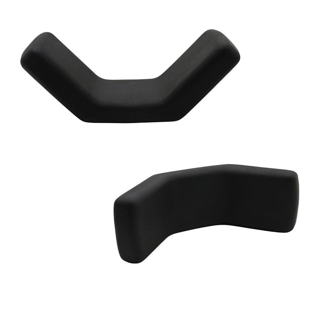 Body massager applicator hoof type in black