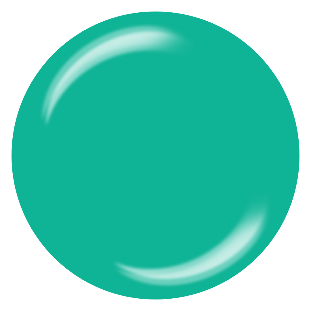 A glossy bright blue Supernail Nail Gel circular swatch on a plain white background.