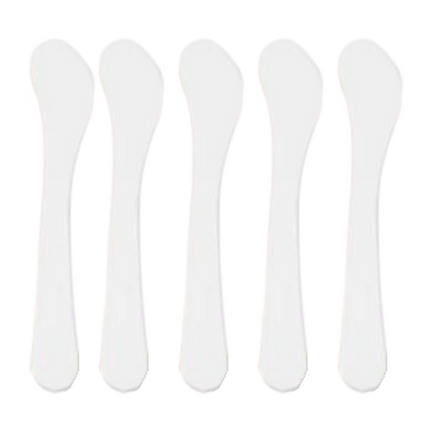 Plastic Curved Spatulas 5's