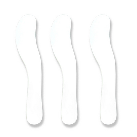 Plastic Curved Knife Spatulas 5's
