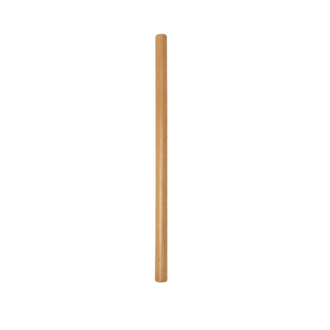 A single bamboo massage stick with a light brown color and a smooth texture, measuring 40cm in length and 2cm in diameter.