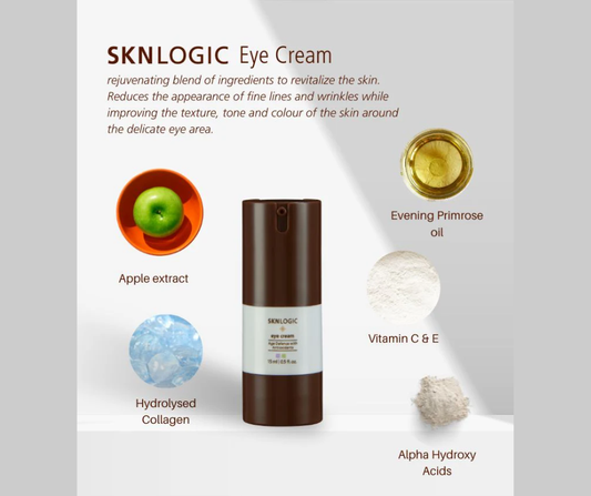 SKNLOGIC Eye Cream with Apple 15ml
