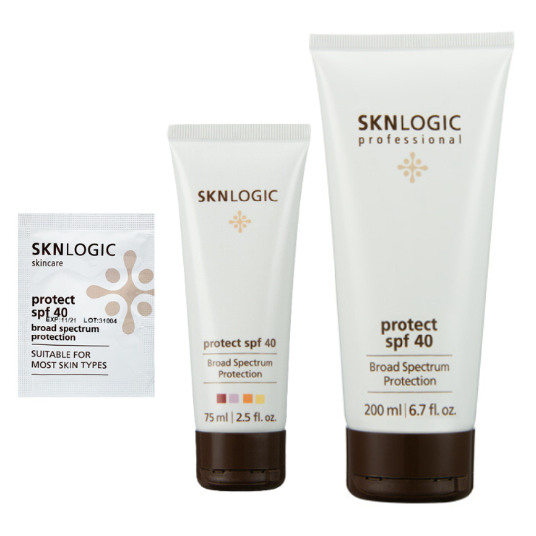 Spf Raspberry Butter SKNLOGIC Protect SPF 40 with Raspberry Seed Oil