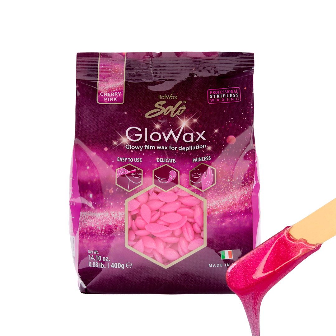 Italwax Cherry Pink Film Wax for Glow Kit 400g