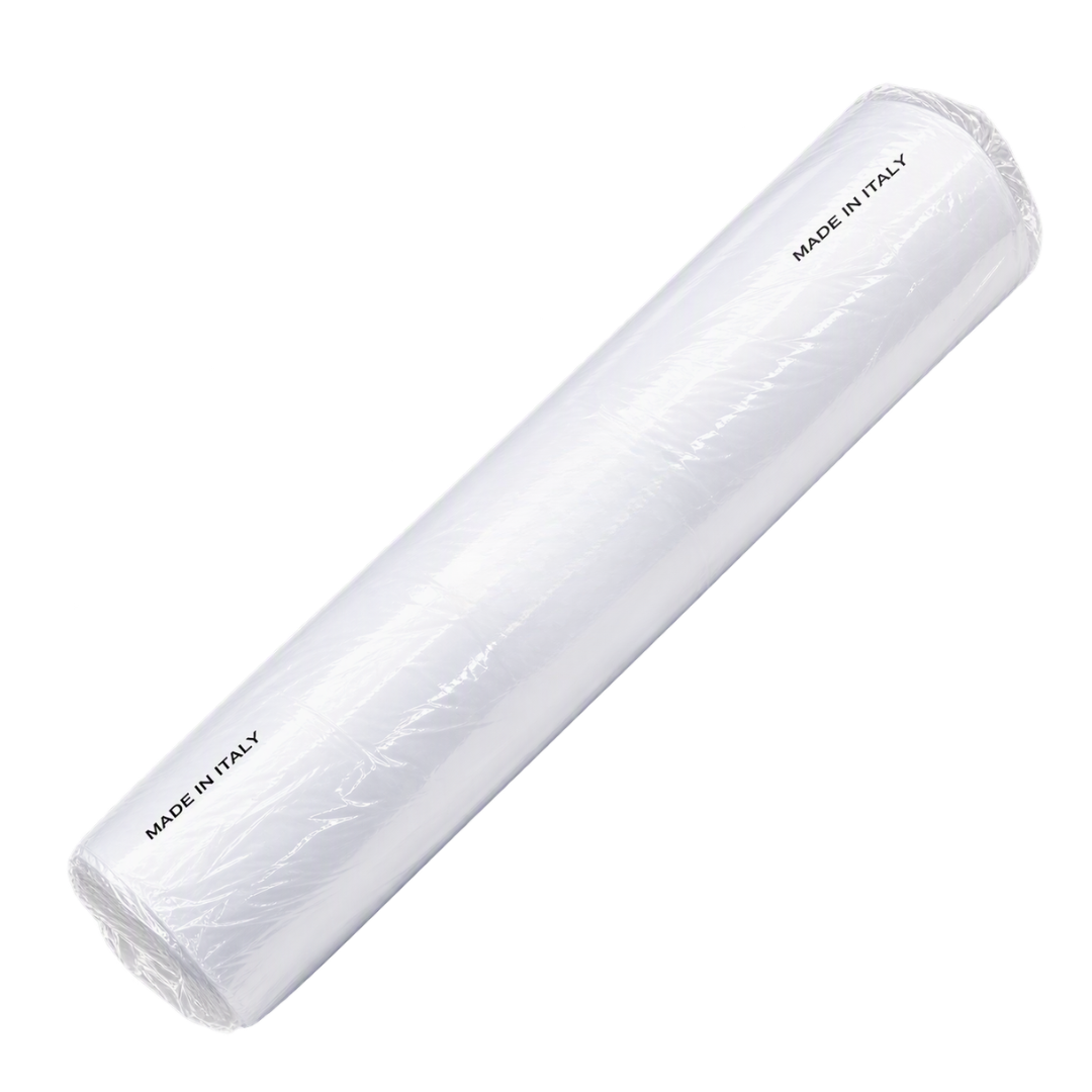 Polyethylene sheets used for spa body wraps on a roll