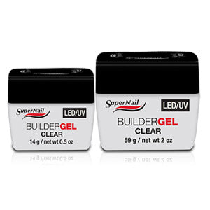 Supernail LED / UV Soak Off Clear Builder Gel 15ml