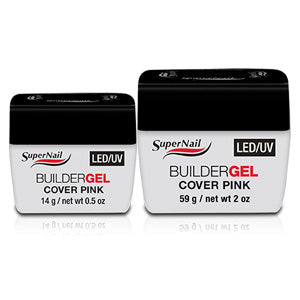 Supernail LED / UV Soak Off Cover Pink Builder Gel 14g