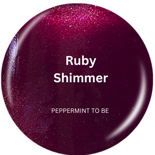 China Glaze Nail Varnish 14ml - Burgundy & Red Shimmer