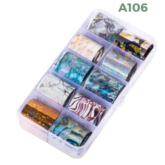 Nail Foils 10 x Rolls