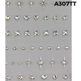 Nail Art Stickers - Gems, Jewelry, Lace