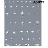 Nail Art Stickers - Gems, Jewelry, Lace