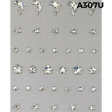Nail Art Stickers - Gems, Jewelry, Lace