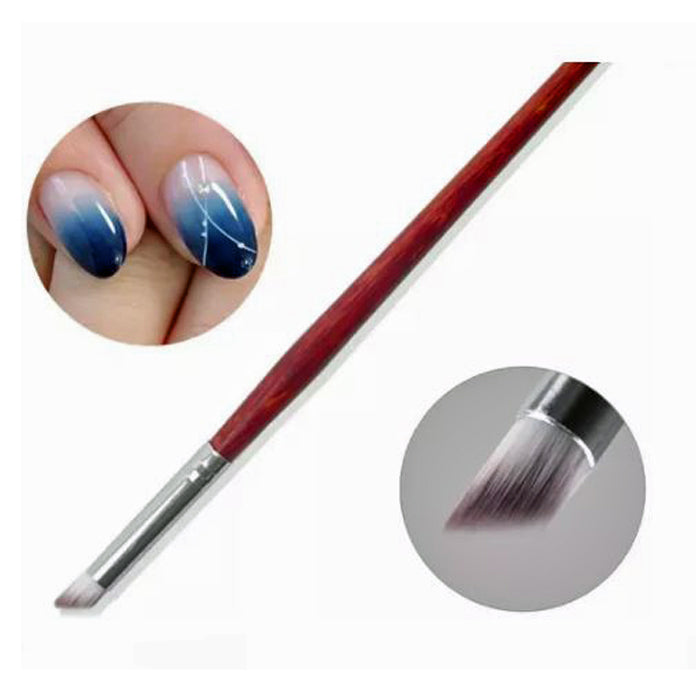 Angled Gradient or Ombre Nail Art Brush
