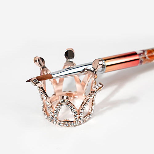 Crown Shaped Nail Brush Holder / Rest