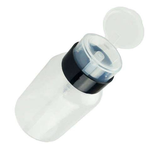 Twist Locking Plastic Liquid Pump Bottle which spray liquid upwards when top pressed down