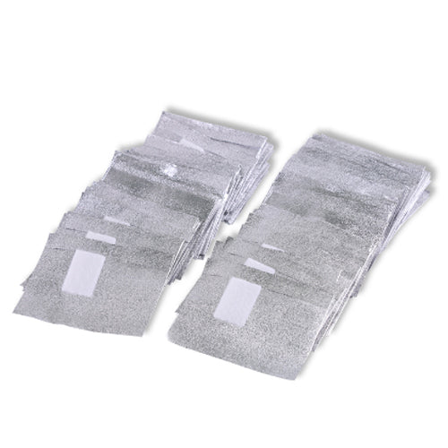 oil Remover Pack 100's soak off foils to remove uv led gel from nails