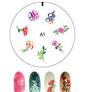 Nail Art Stamping with Enas Stampers