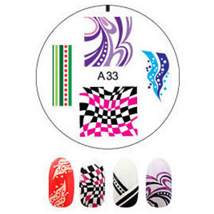 Nail Art Stamping using Enas Stampers