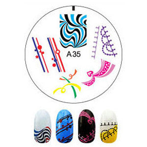 Nail Art Stamping using Enas Stampers