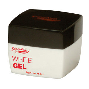 Supernail White Buff Off UV Gel 14g ideal for natural looking french manicures