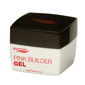 Supernail Pink Builder Buff Off Nail Gel 14g