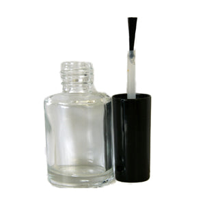 Clear Glass Nail Varnish Bottle 10ml